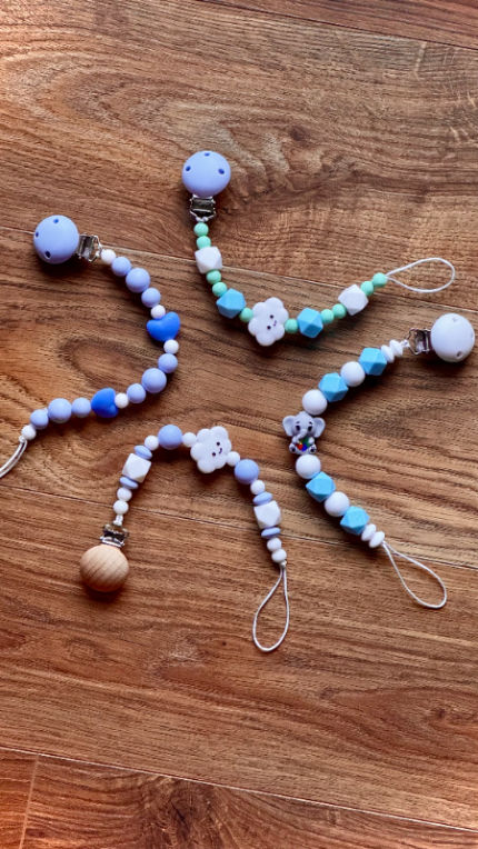 aksesuarai | čiulptukų laikikliai | Baby pacifier clip custom paci pacifier 