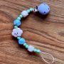 aksesuarai | čiulptukų laikikliai | baby pacifier clip custom paci pacifier 