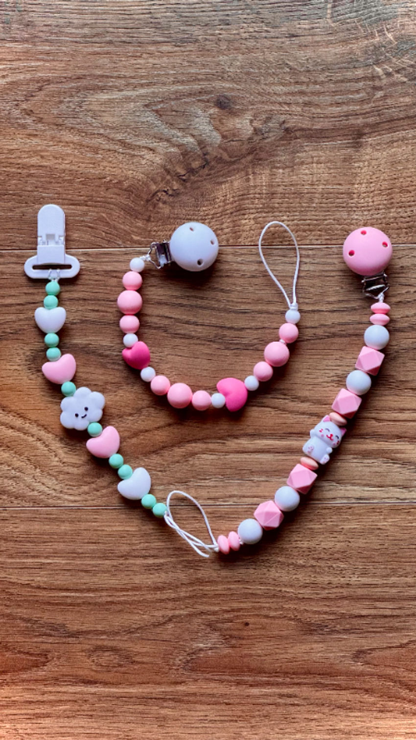 Baby pacifier clip custom paci pacifier personalized pacifier clip aksesuarai | čiulptukų laikikliai | baby pacifier clip custom paci pacifier