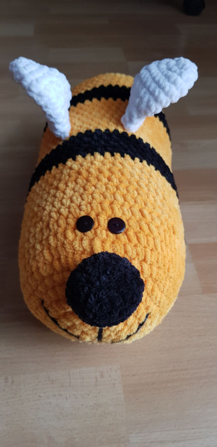 žaislai | minkšti | Minkštas žaislas kamanė linksmuolė 30 cm