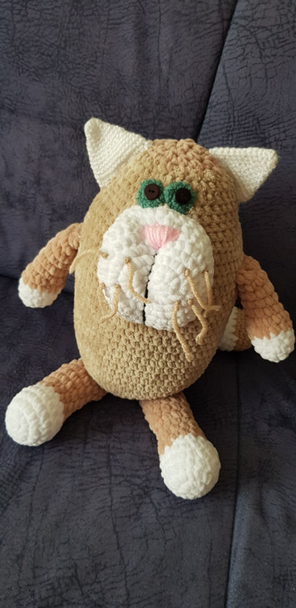 žaislai | minkšti | Minkštas žaislas katinas micius 32 cm