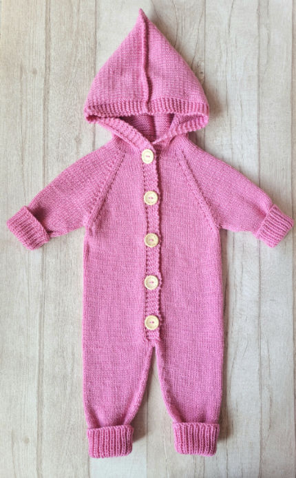 100 proc merino vilnos kombinezonas 0-6 mėn mažyliui dovana naujagimiui apranga | Kombinezonai | 100 proc merino vilnos kombinezonas 0-6