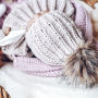 apranga | Kepurės | šiltas merino vilnos šalmukas su saga kū