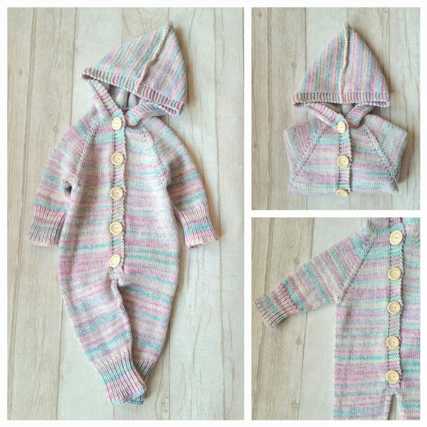 apranga | Kombinezonai | 100 proc  merino vilnos kombinezonas 0-6