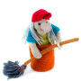žaislai | minkšti | nerta „baba jaga“  16cm ilgio 