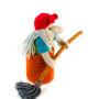 žaislai | minkšti | nerta „baba jaga“  16cm ilgio 