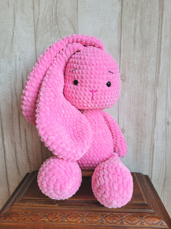 Minkštas zuikis dovana naujagimiui dovana gimtadieniui 35 cm ūgio