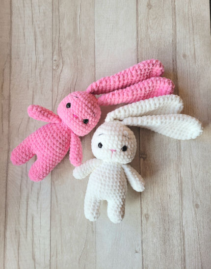 žaislai | minkšti | Pliušinis žaisliukas zuikutis 21 cm ūgio