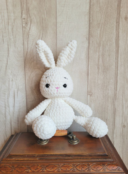 žaislai | minkšti | Pliušinis žaisliukas zuikutis 32 cm ūgio