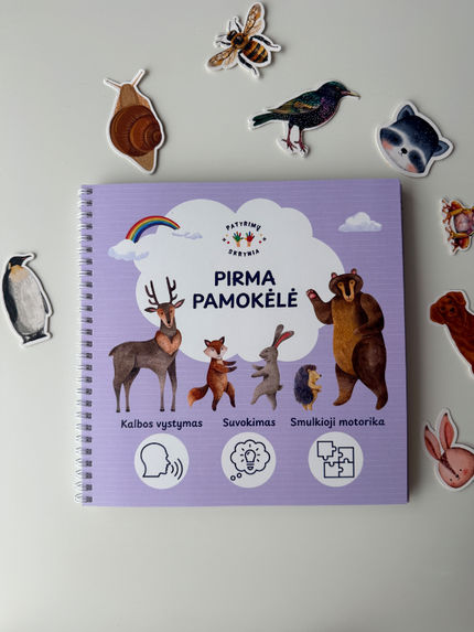 žaislai | lavinamieji | Daugkartinė užduočių knygelė