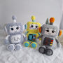 žaislai | minkšti | rankų darbo pliušiniai žaislai - robotuk