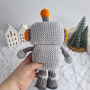 žaislai | minkšti | rankų darbo pliušiniai žaislai - robotuk