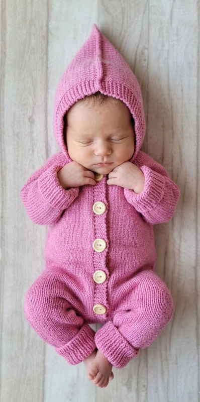 100 proc  merino vilnos kombinezonas 0-6 mėn mažyliui dovana naujagimiui 
