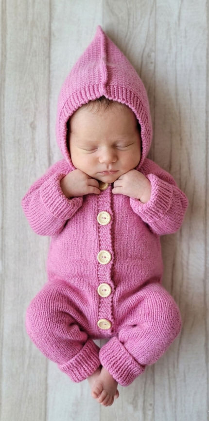 100 proc merino vilnos kombinezonas 0-6 mėn mažyliui dovana naujagimiui apranga | Kombinezonai | 100 proc merino vilnos kombinezonas 0-6