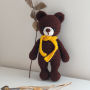 žaislai | minkšti | nertas žaislas  meškiukas teddy   22 cm 