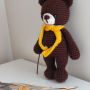 žaislai | minkšti | nertas žaislas  meškiukas teddy   22 cm 
