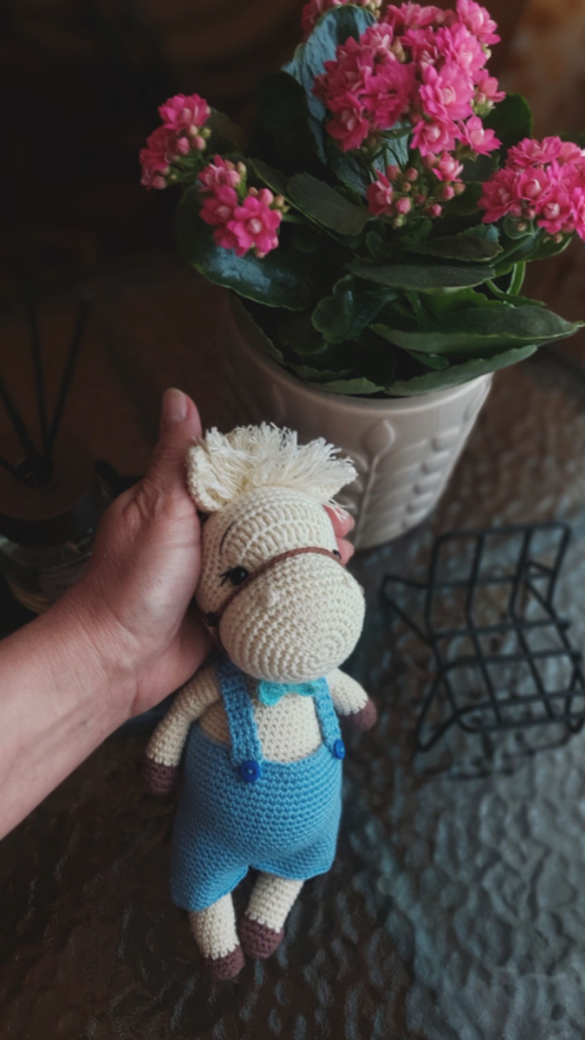 Arkliukas berniukui dovana mėlyna 25cm ilgio žaislai | minkšti | arkliukas berniukui dovana mėlyna 25cm i