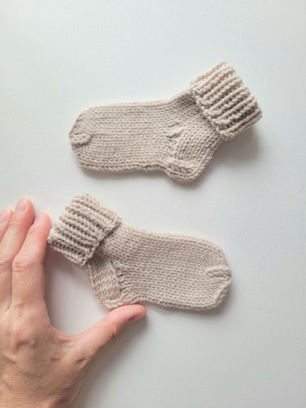 avalynė | kojinės | Merino vilnos kojinaitės 9 cm  pirmosios