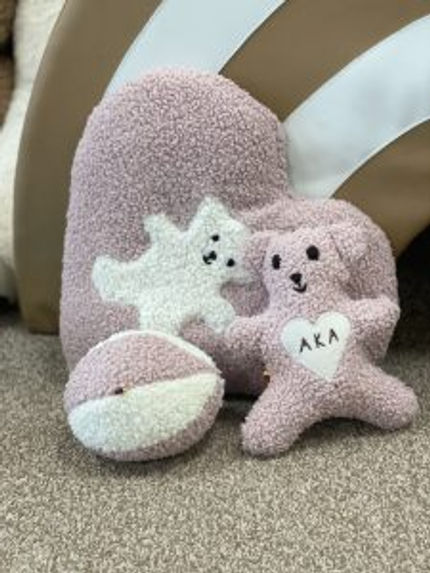 Dovanos | naujagimiams | Rankų darbo rinkinys kūdikiui i teddy ro