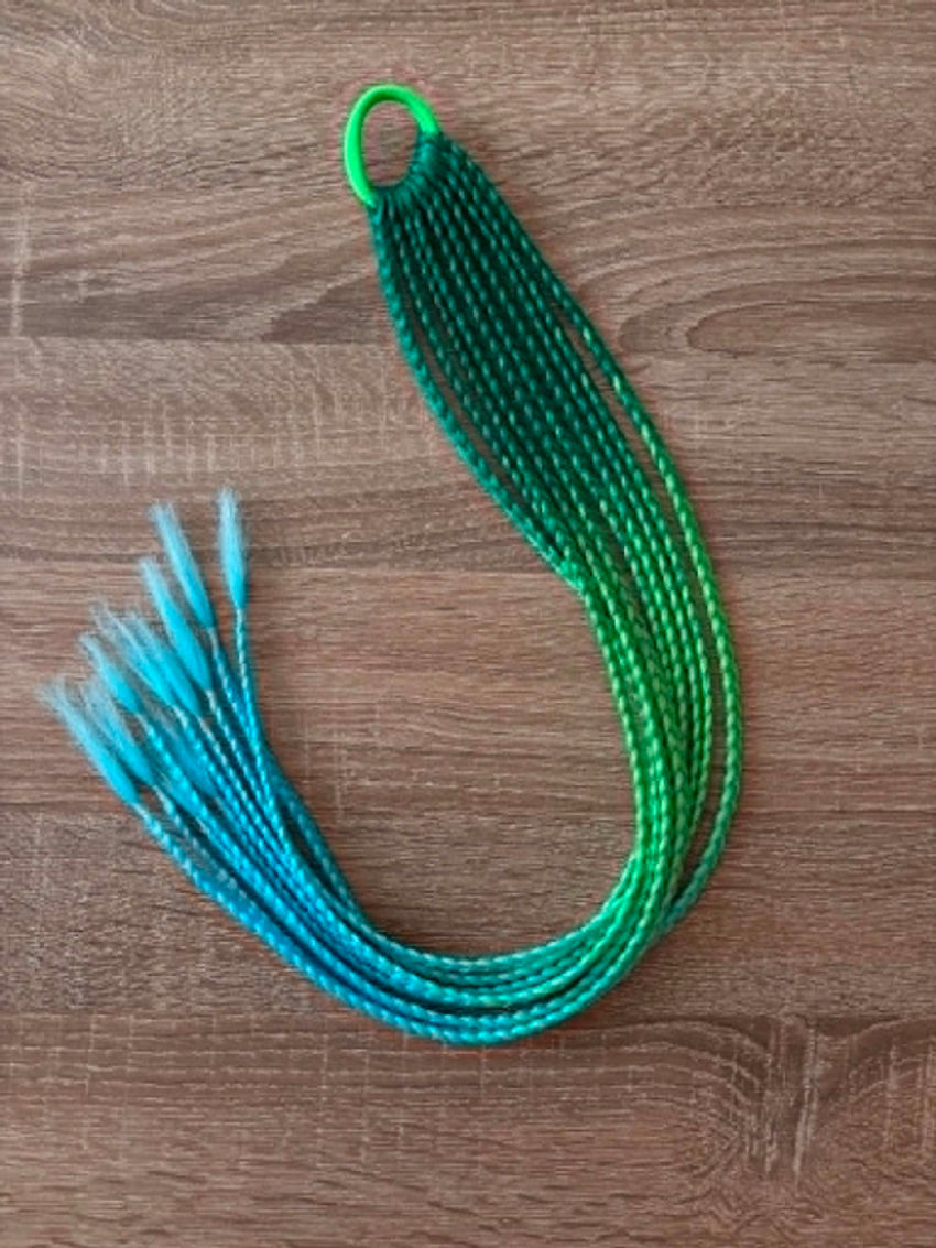 aksesuarai | plaukams | pintos afrokasytės  ant gumelės 60 cm il
