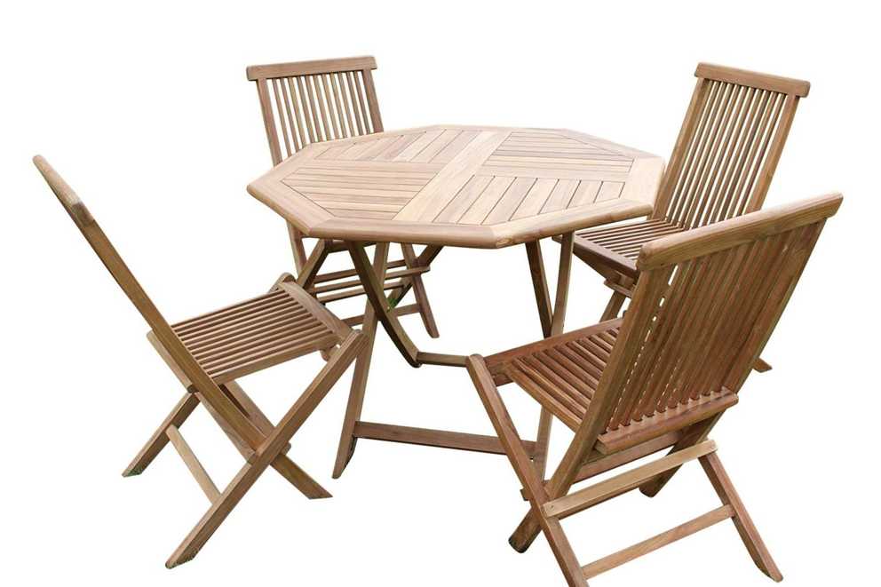 Featured Image of Teak Folding Chair Patio Dining Sets