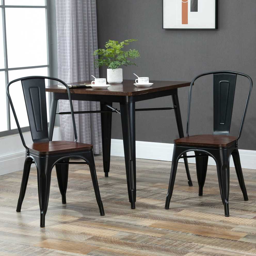 Featured Image of Wood Bistro Table And Chairs Sets