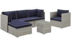 6-piece Outdoor Sectional Sofa Patio Sets