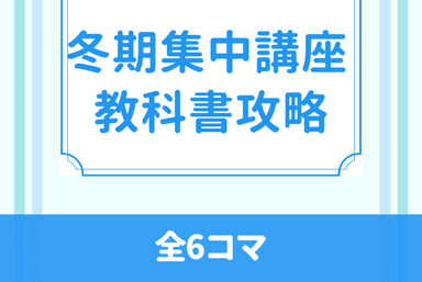 【冬期講習】医学科出身講師が教える教科書攻略数学(全6コマ)