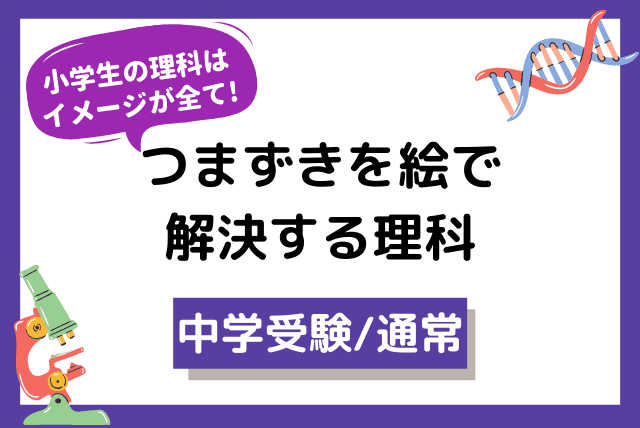 【中学受験】つまずきを絵で解決する理科