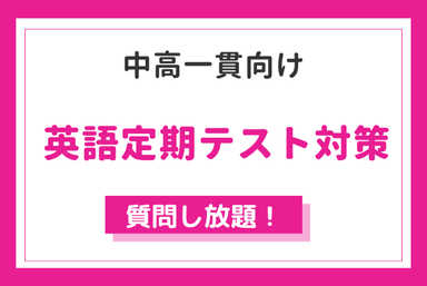 【中高一貫】基礎からじっくり丁寧に定期テスト対策コース