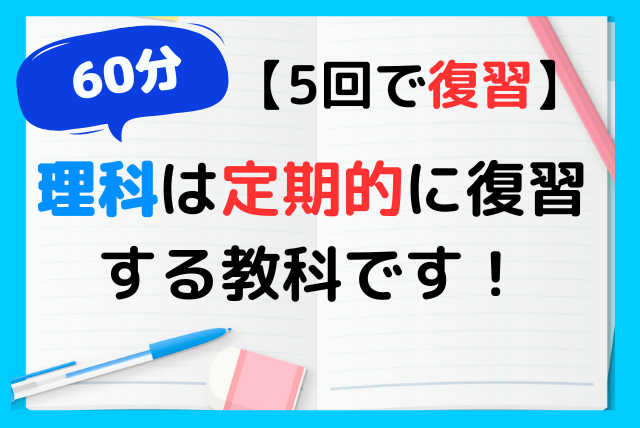 【5回で復習または予習】★自由自在の短期対策シリーズ【理科】