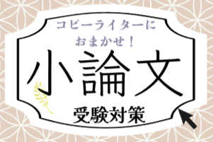 【ライター講師におまかせ！】現役合格する小論文対策　徹底添削