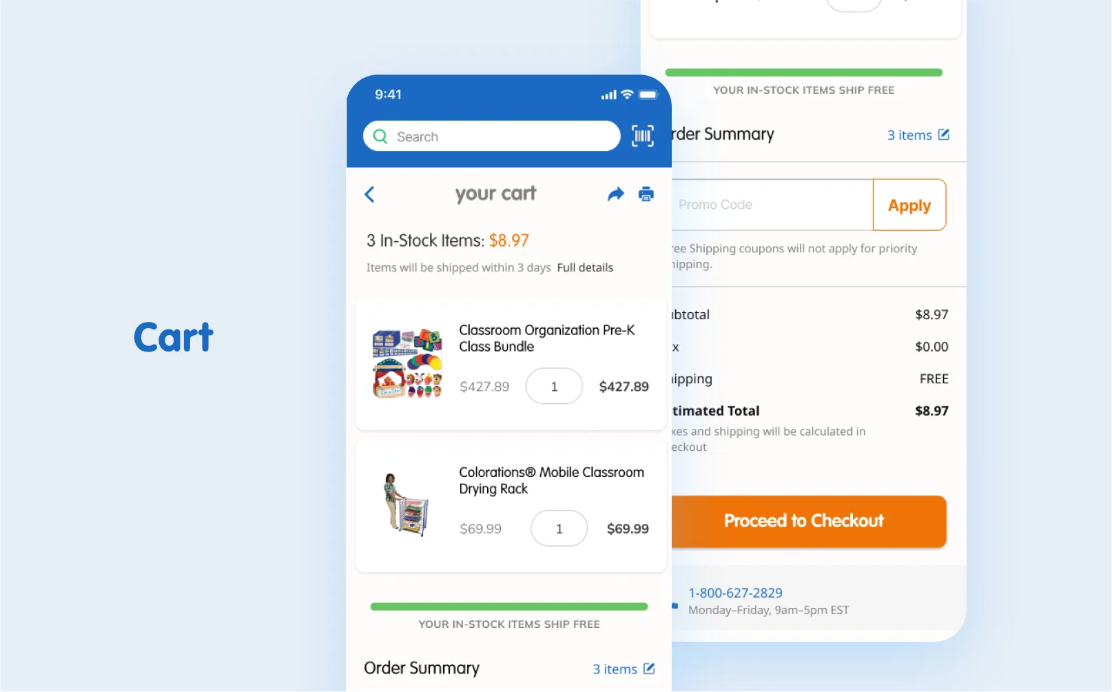 DSS App - Cart