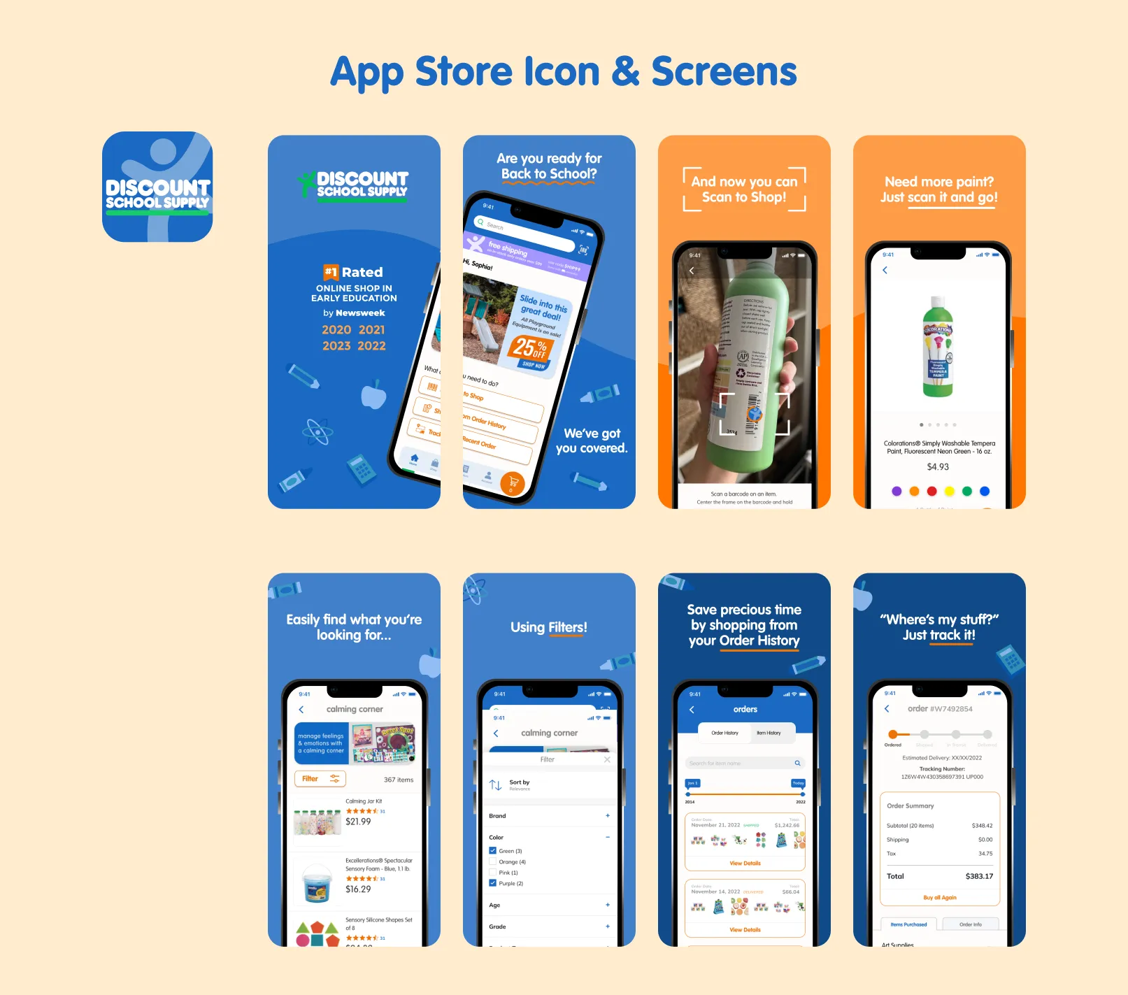 DSS App - App Store Icon and Screens