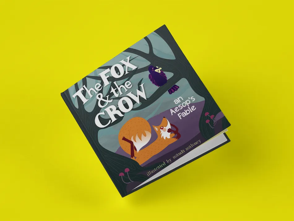 The Fox & The Crow - Children's Book Cover