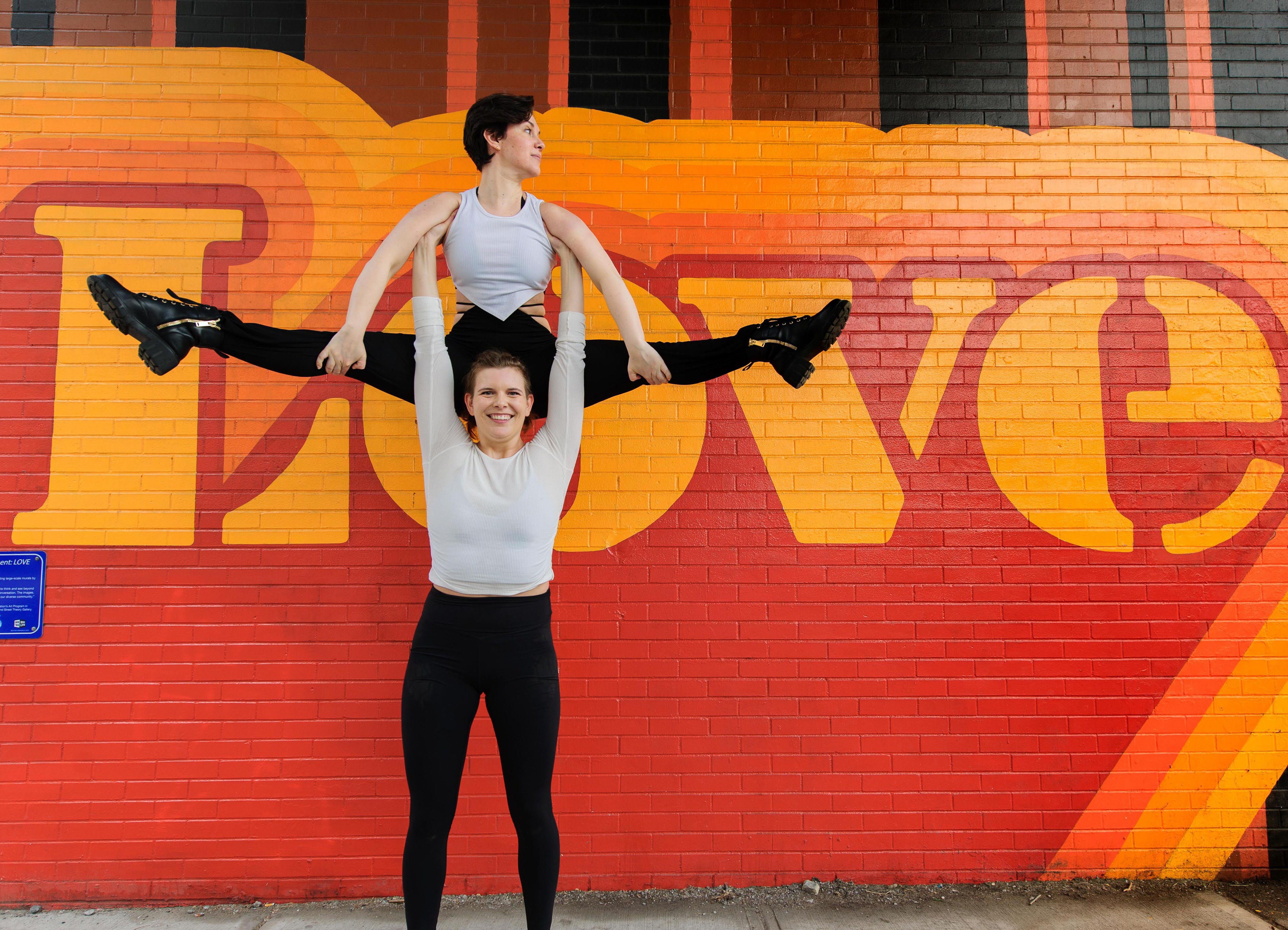 Acro Yoga Pose: A Frame