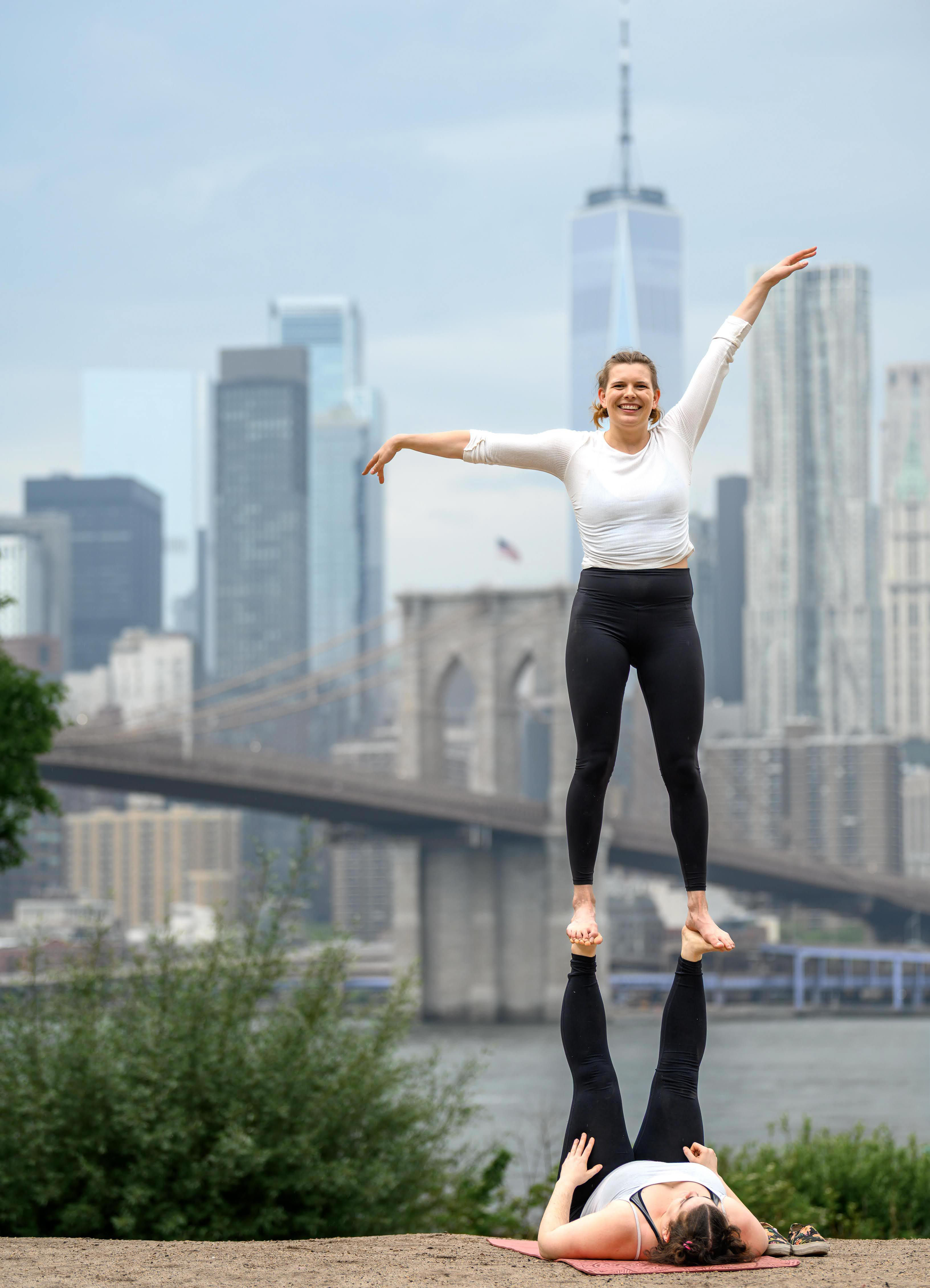 Acro Yoga Pose: Foot to Foot
