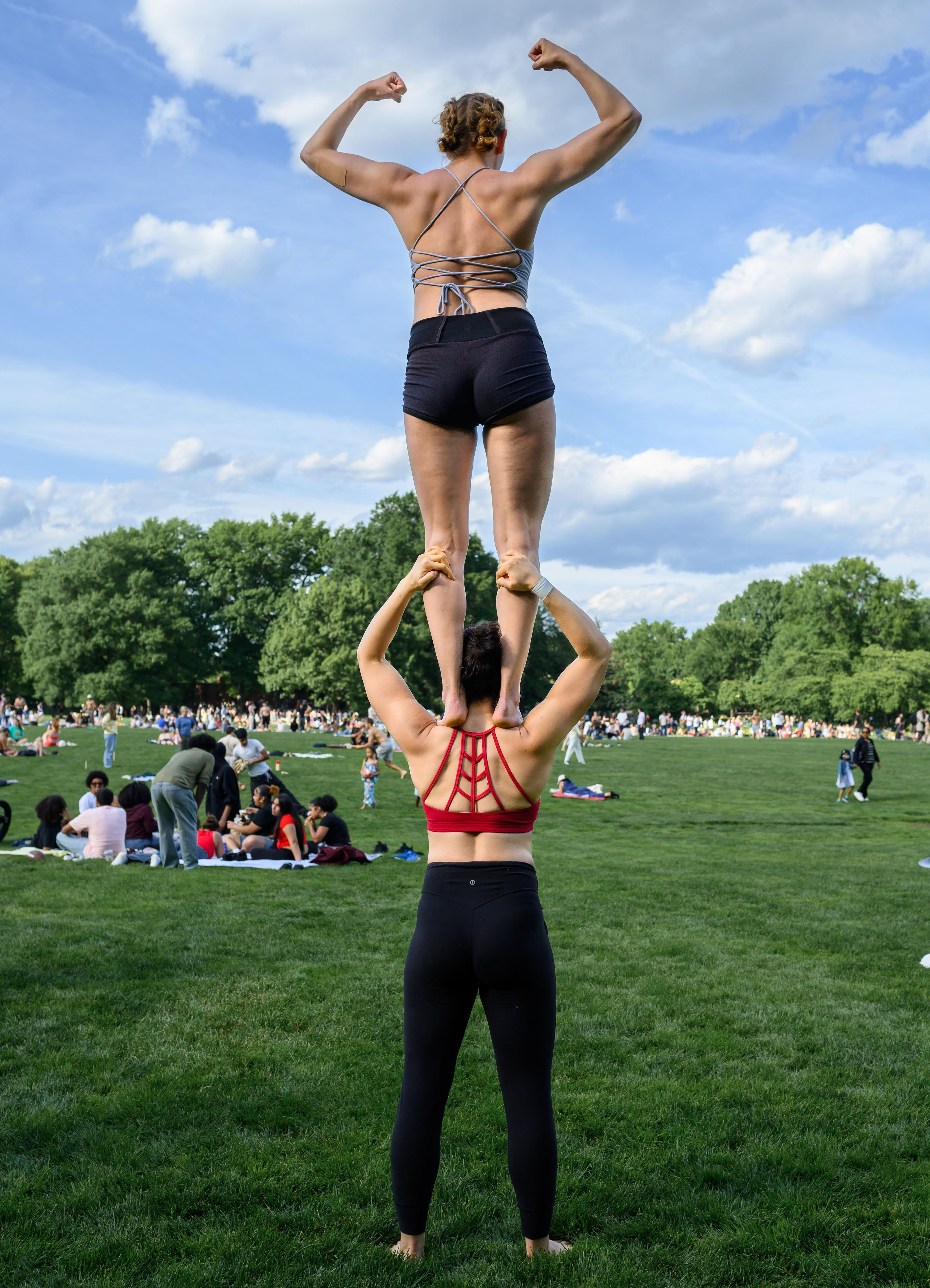 Acro Yoga Pose: Two High
