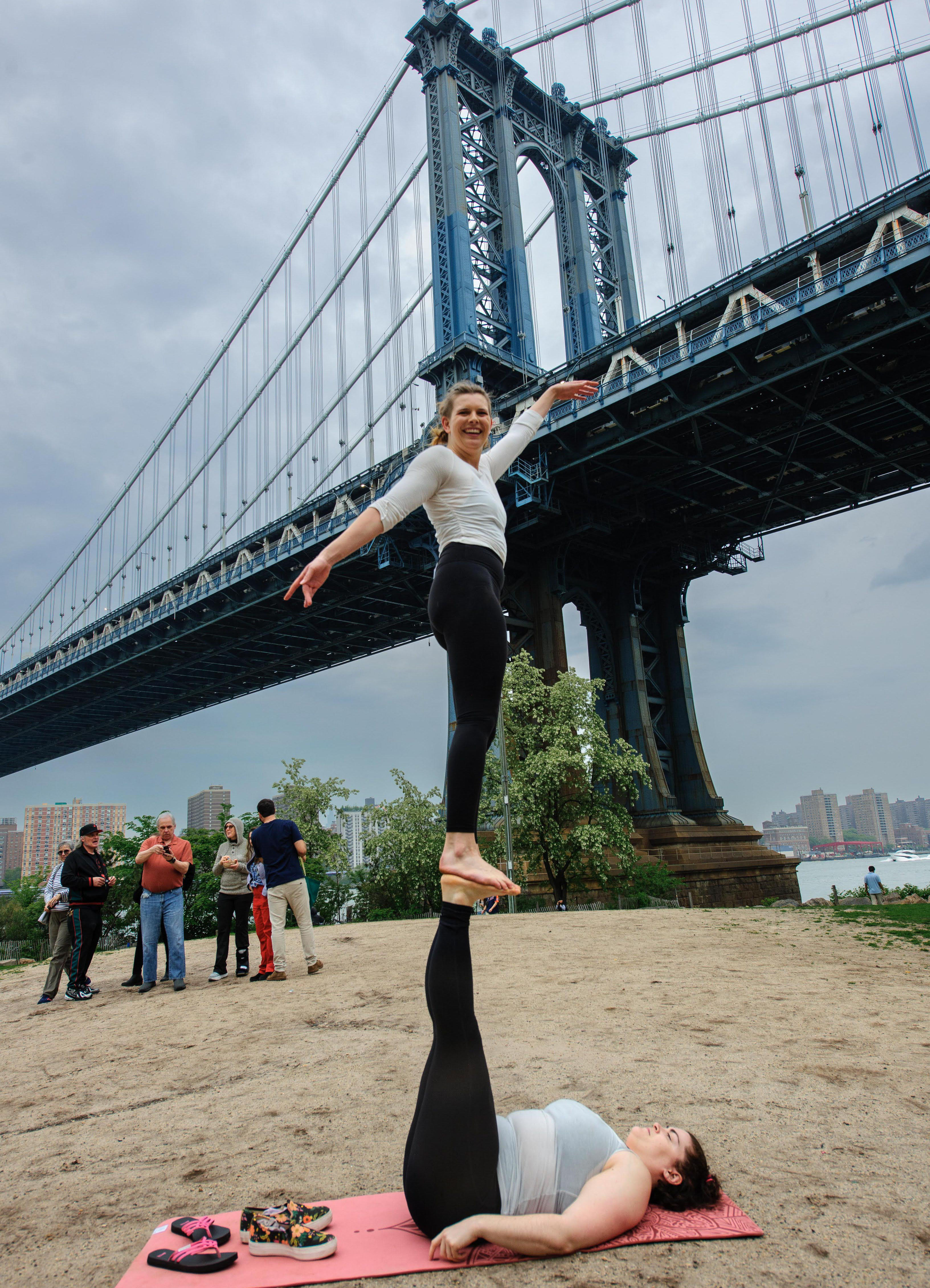 Acro Yoga Pose: Foot to Foot