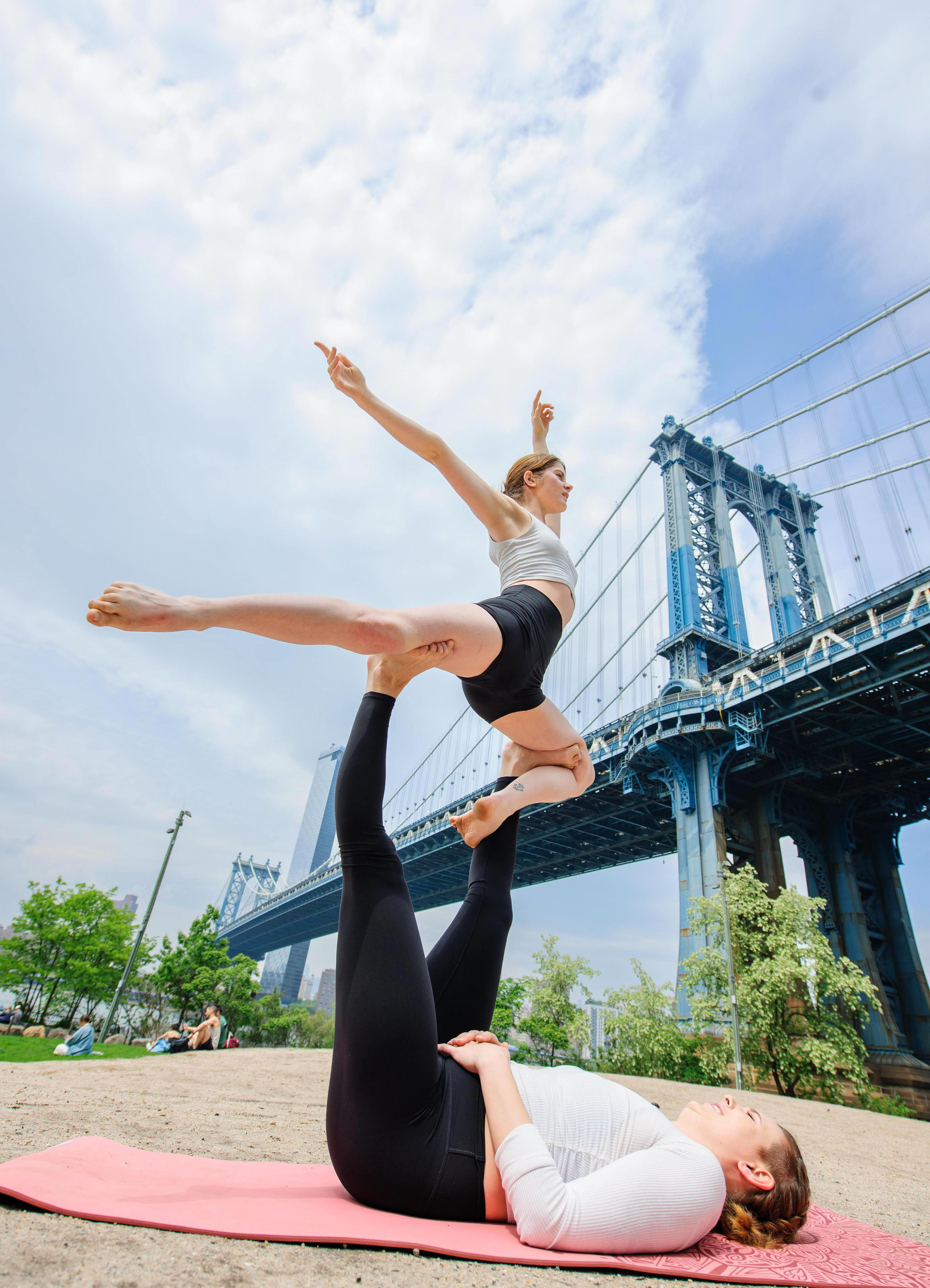 Acro Yoga Pose: Mermaid