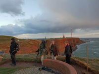 Notre groupe STARLING au sommet des falaises © Noé Terorde