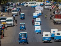 Het dagelijkse leven in Addis Abeba. © Billy Herman