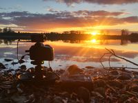 Zonsondergangen zijn dankbare onderwerpen om een timelapsfilmpje van te maken, aangezien een centraal bewegend onderwerp direct voorhanden is. © Frank Resseler