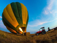 Met de ballon boven de Masai Mara is een bijzondere belevenis en kan unieke beelden opleveren. © Billy Herman