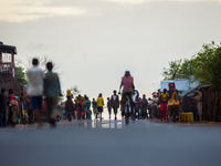 Photo d'ambiance dans un village. © Billy Herman