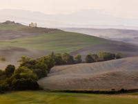 Panorama van het Toscaanse platteland. © Bart Heirweg