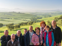 Groepsfoto van de Toscanereis. © Bart Heirweg