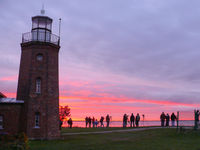 Depuis le phare de Vente Cape, nous observons la migration en mer. © Voyages STARLING