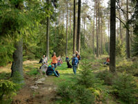 Midden in wolvenhabitat even uitrusten en genieten van de stilte. © Kenny Kenners