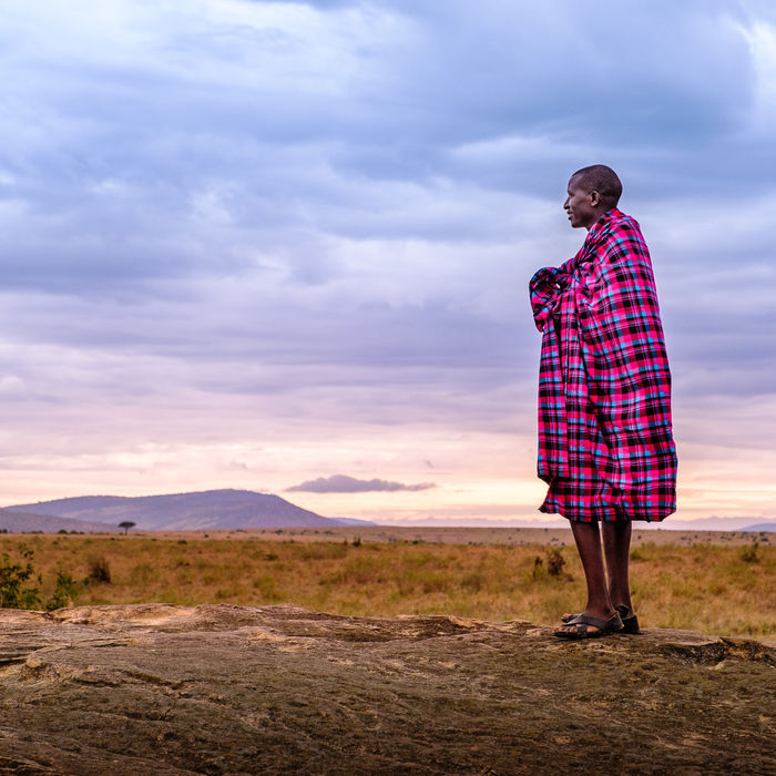 We kiezen de beste gidsen! De gids is een echte Masai die daar ook woont en alles weet zitten!  © Jeffrey Van Daele